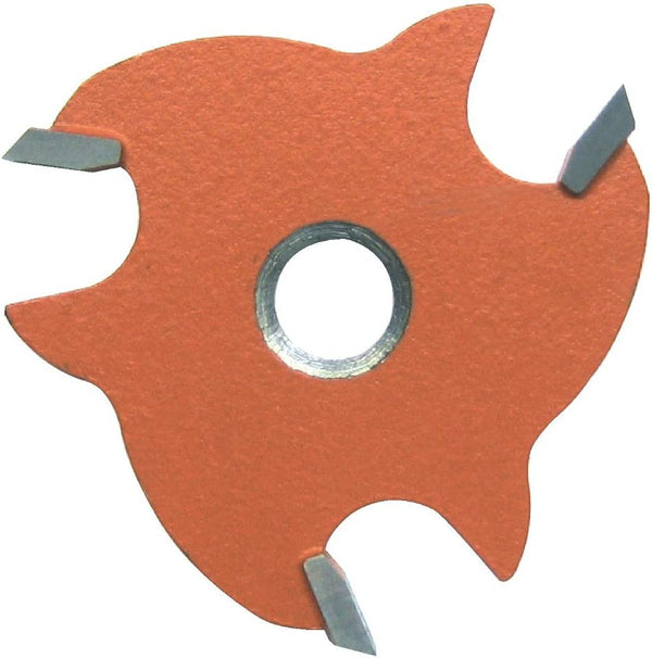 CMT 823.332.11 3-Wing Slot Cutter with 45-Degree Bore, 1/8-Inch Cutting Length and 5/16-Inch Bore