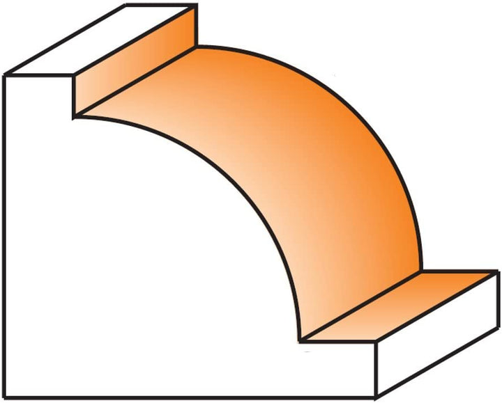 CMT 827.050.11 Ovolo Bit, 3/16-Inch Radius, 1/4-Inch Shank