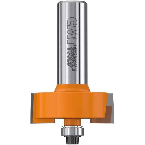 CMT 3/8-Inch Short Series Straight Router Bit - 1/4" Shank, Carbide Tipped, PTFE Coated For Woodworking