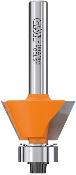 CMT 836.190.11 Chamfer Bit, 1/4-Inch Shank, 7/8-Inch Diameter, Carbide-Tipped