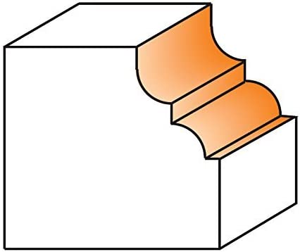 CMT 845.787.11 Classical Ogee Bit, 1/2-Inch Shank, 5/32-Inch Radius