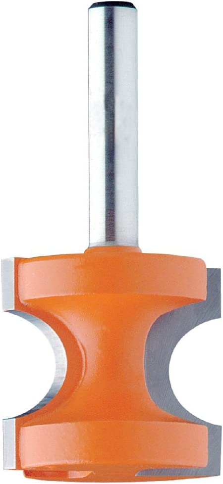 CMT 854.002.11 Bull Nose Bit, 1/4-Inch Shank, 1/8-Inch Radius