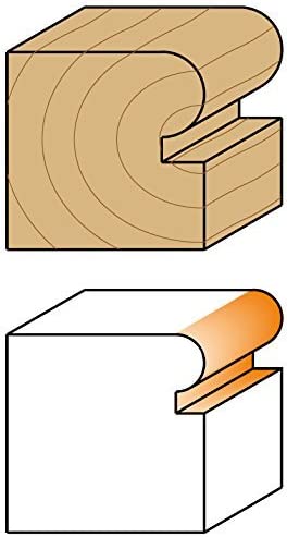 CMT 861.032.11 Corner Beading Bit, 1/4-Inch Shank, 1/8-Inch Radius, Carbide-Tipped