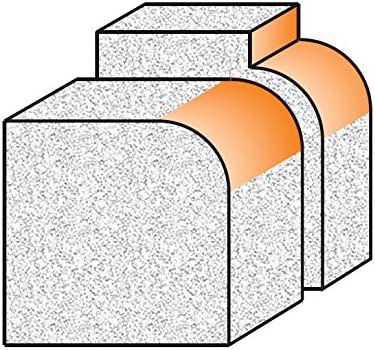 CMT 880.502.11 Solid Surface Rounding Over Bit W/Bearing, 1-Inch Diameter, 1/2-Inch Shank