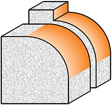 CMT 880.504.11 Solid Surface Rounding Over Bit W/Bearing, 1-1/2-Inch Diameter, 1/2-Inch Shank