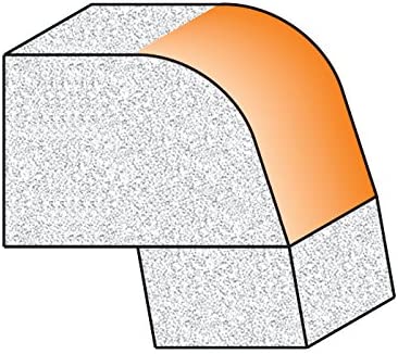 CMT 880.541.11 Solid Surface Rounding OverNo-Drip Bit W/Bearing, 1-Inch Diameter, 1/2-Inch Shank