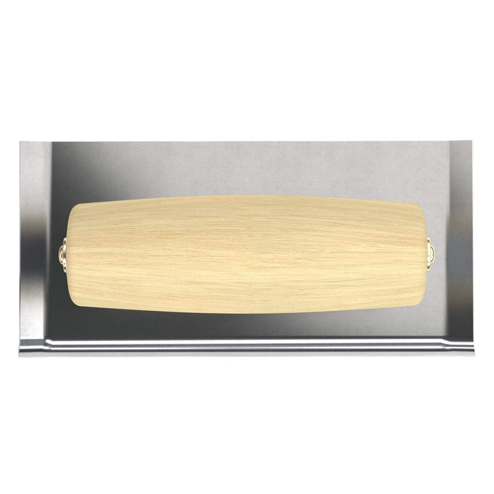 Bon 12-469 Curved End Edger - Stainless Steel 6-in. X 3-in. - 1/4-in. Radius X 3/8-in. Lip Wood Handle