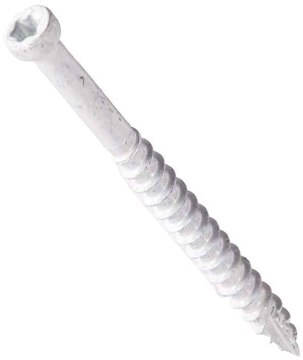 WoodPro TH7X2W-1 #7 x 2 in. White Finish Wood Screws, 174/Box