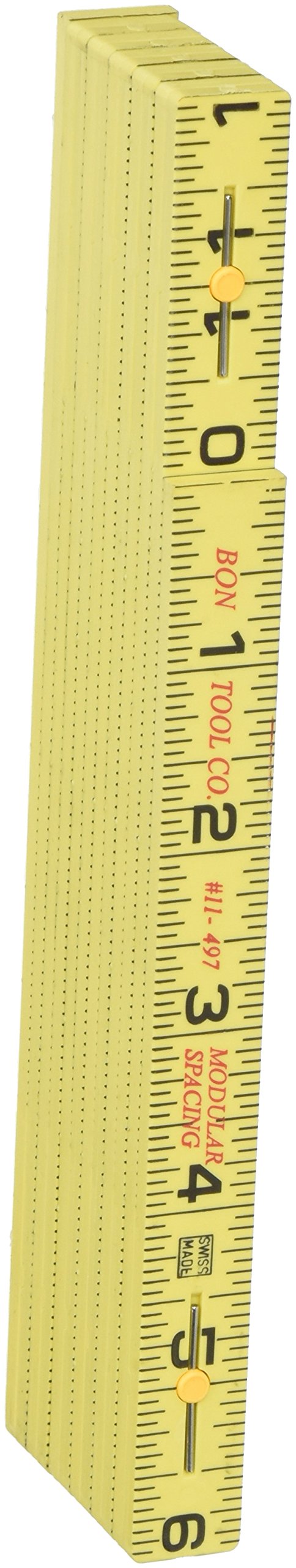 Bon 11-497 Rule - Fiberglass - Modular Spacing - 6 Foot – USA Tool Depot