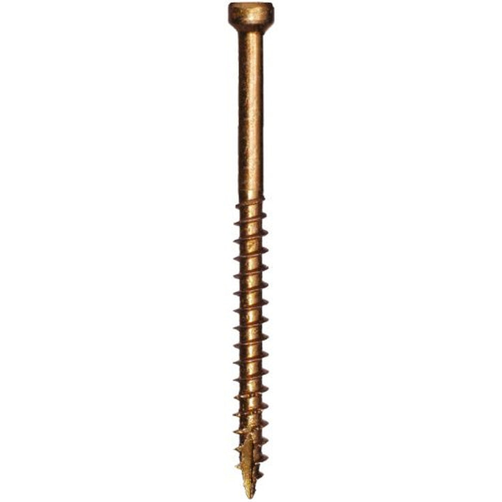 GRK Screws 15730 #8x2-1/2 Star Drive Trim Head Climatek Steel FIN/Trim Screws, 3,500/Box