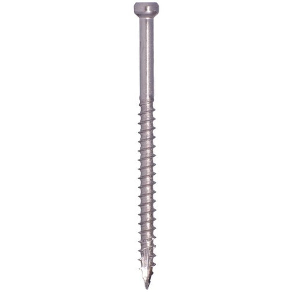 GRK Screws 36734 #8x3-1/8 Star Drive Trim Head 305 Stainless Steel FIN/Trim Screws, 385/Box