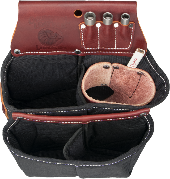 Occidental Leather 8068 Occidental Hand crafted Leather 9 Compartment Impact Gun & Drill Bag