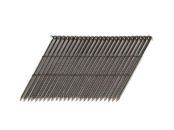 B&C Eagle A3X131RSS/28 Offset Round Head 3-Inch x .131 x 28 Degree S304 Stainless Steel Ring Shank Wire Collated Framing Nails 500 per box