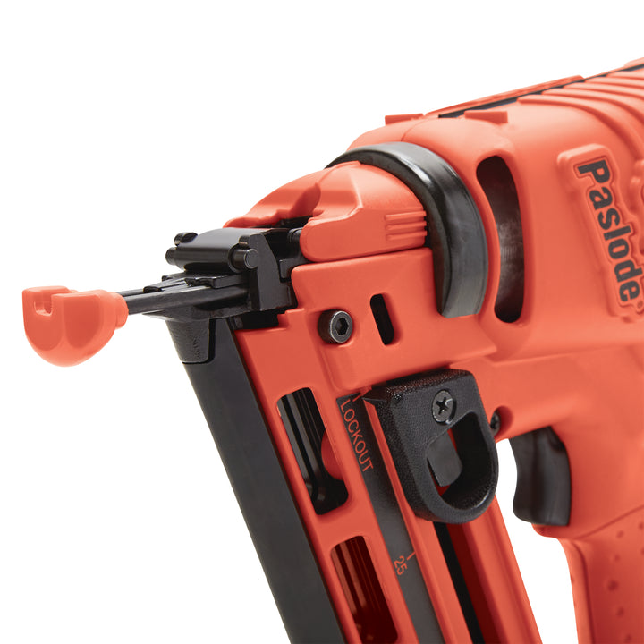 Paslode Reconditioned Cordless Finish Nailer, 902400, 16 Gauge Angled, Battery and Fuel Cell Powered, No Compressor Needed, Factory Refurbished