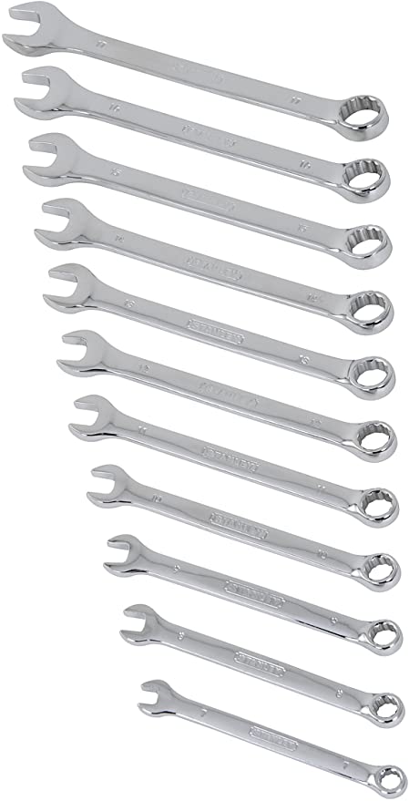 Stanley 94-386W 11-Piece Metric Combination Wrench Set