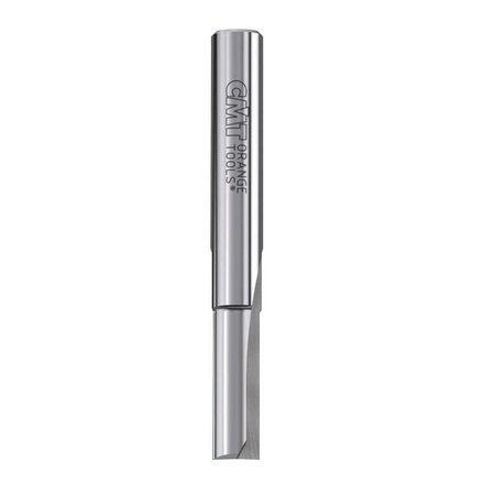 CMT 811.060.11, Solid Carbide Straight Bit, 1/4-Inch Shank, 6mm Diameter for ply-groove