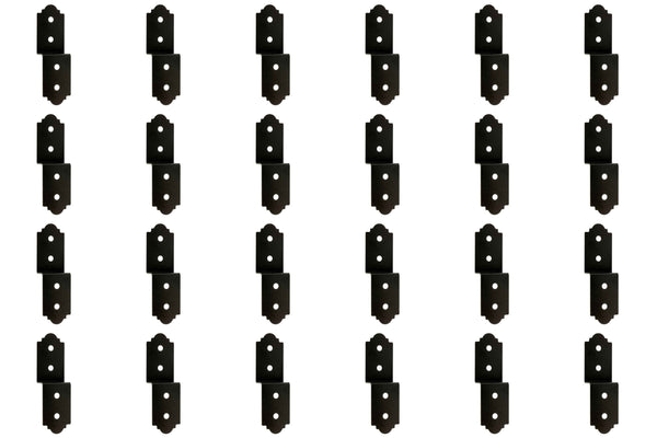 Simpson Strong-Tie APDJT2-4 Outdoor Accents® Mission Collection® 3 in. ZMAX®, Black Powder-Coated Deck Joist Tie for 2x, 24-Pack