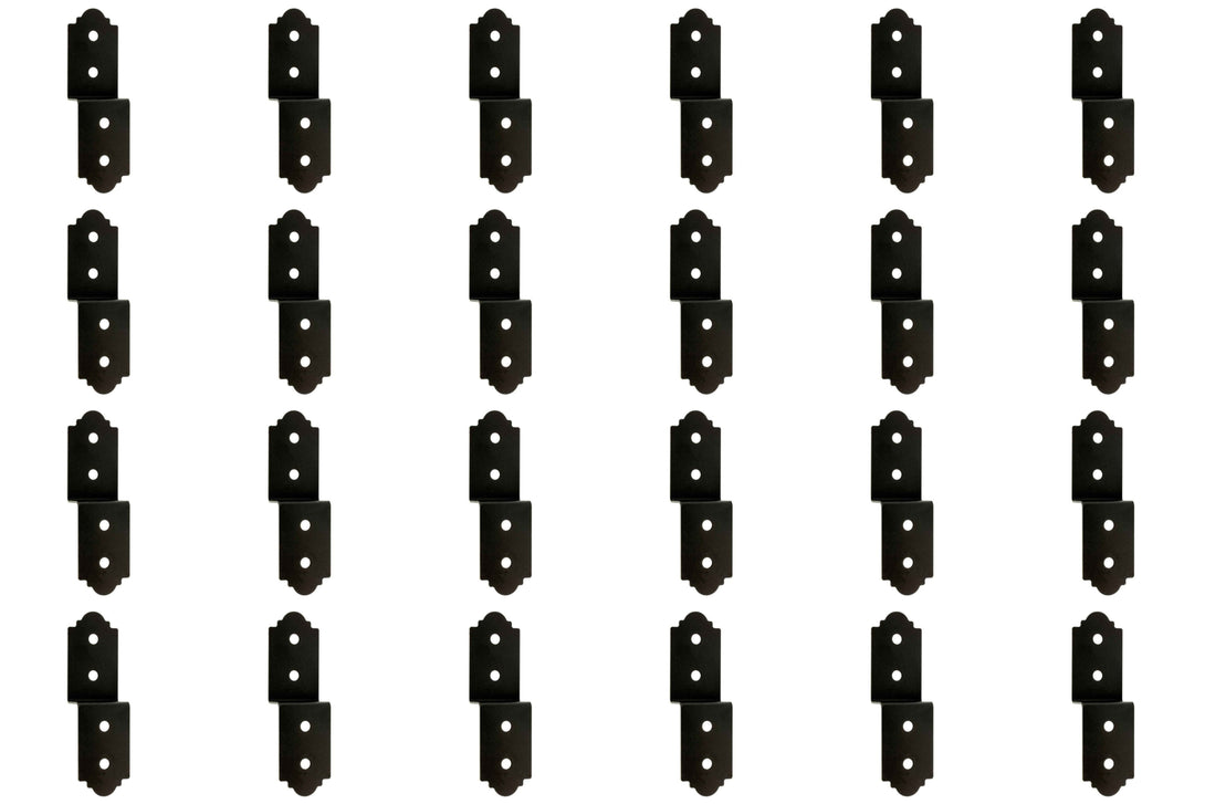 Simpson Strong-Tie APDJT2-4 Outdoor Accents® Mission Collection® 3 in. ZMAX®, Black Powder-Coated Deck Joist Tie for 2x, 24-Pack