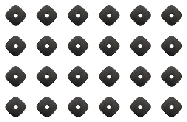 Simpson Strong-Tie APDMW56 Outdoor Accents® Mission Collection® ZMAX®, Black Powder-Coated Decorative Washer, 24-Pack