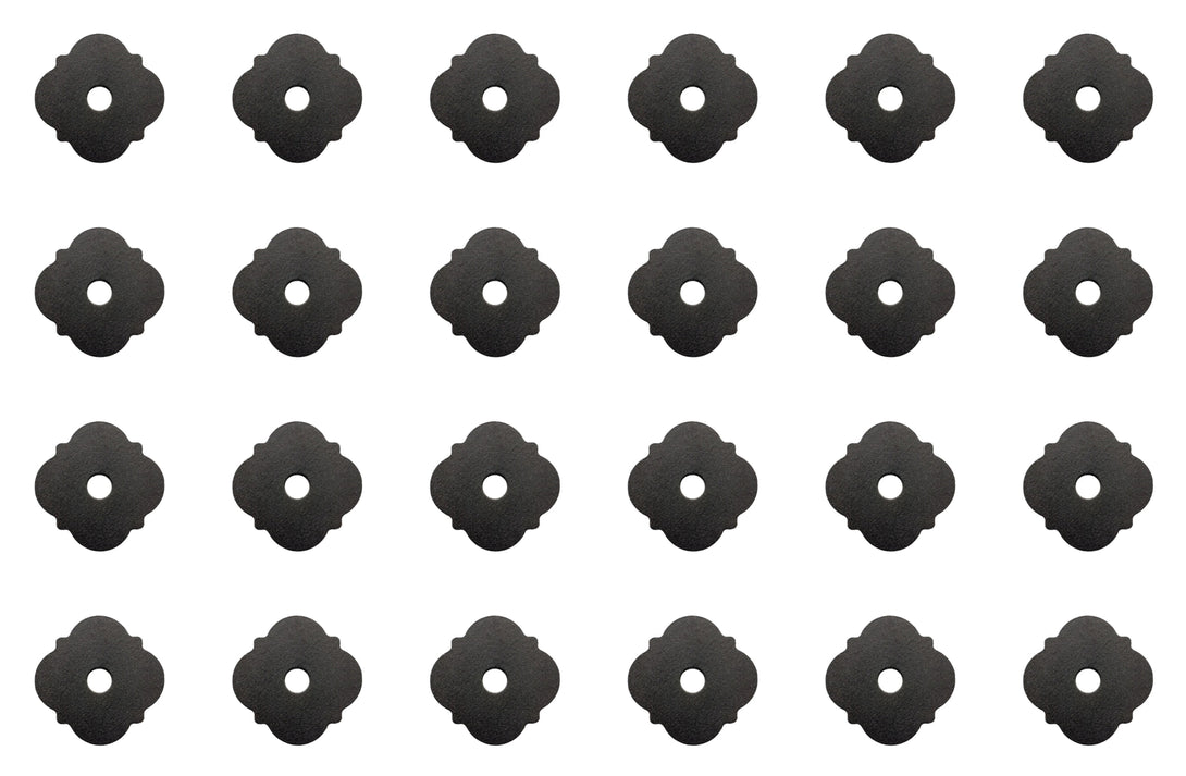 Simpson Strong-Tie APDMW56 Outdoor Accents® Mission Collection® ZMAX®, Black Powder-Coated Decorative Washer, 24-Pack