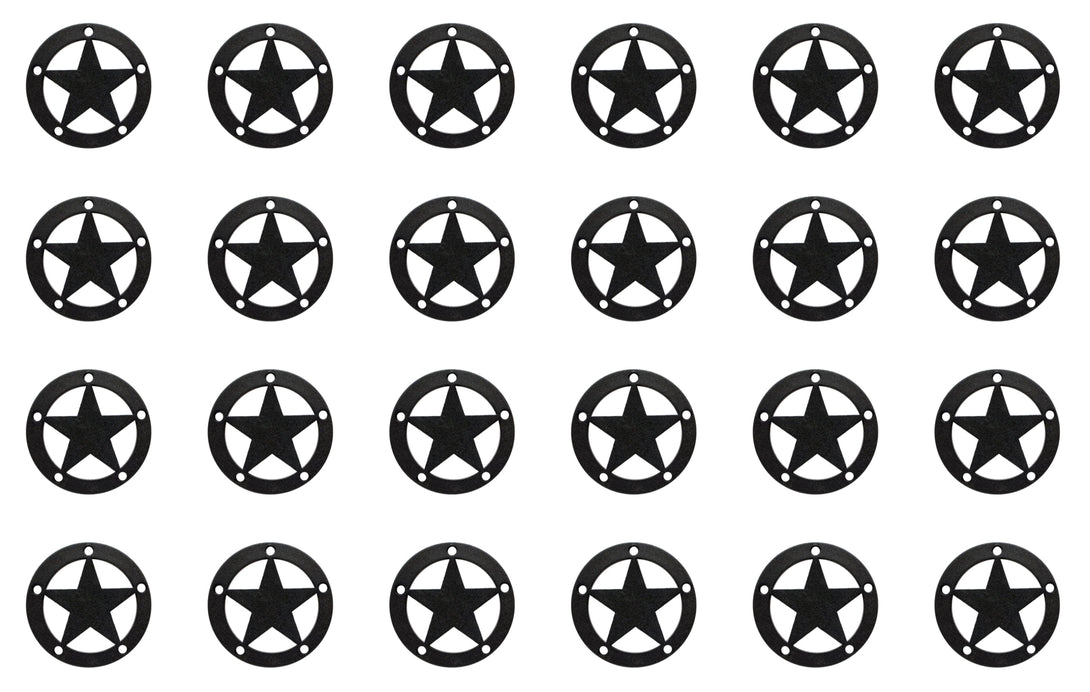 Simpson Strong-Tie APDTS3 Outdoor Accents® Mission Collection® ZMAX®, Black Powder-Coated Decorative Star, 24-Pack