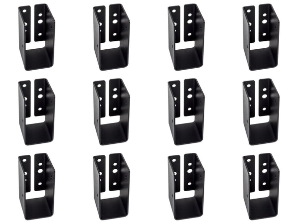 Simpson Strong-Tie APLH24 Outdoor Accents® ZMAX®, Black Light Joist Hanger for 2x4, 12-Pack