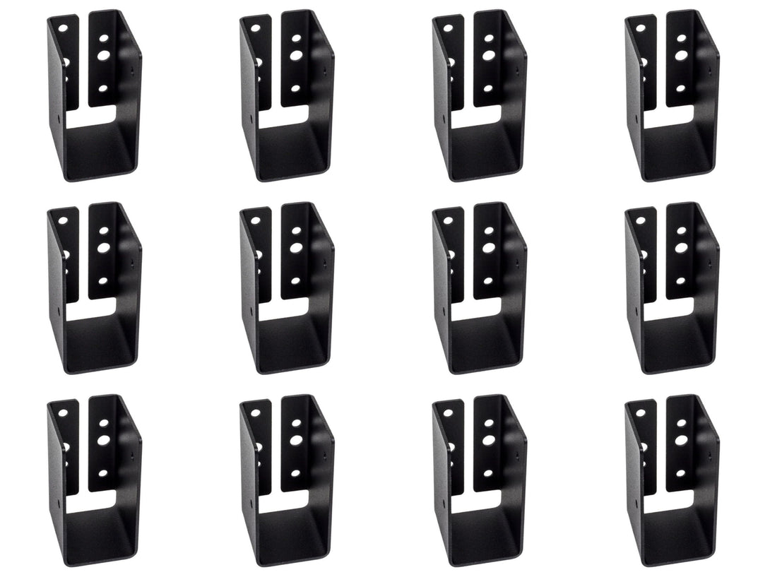 Simpson Strong-Tie APLH24 Outdoor Accents® ZMAX®, Black Light Joist Hanger for 2x4, 12-Pack