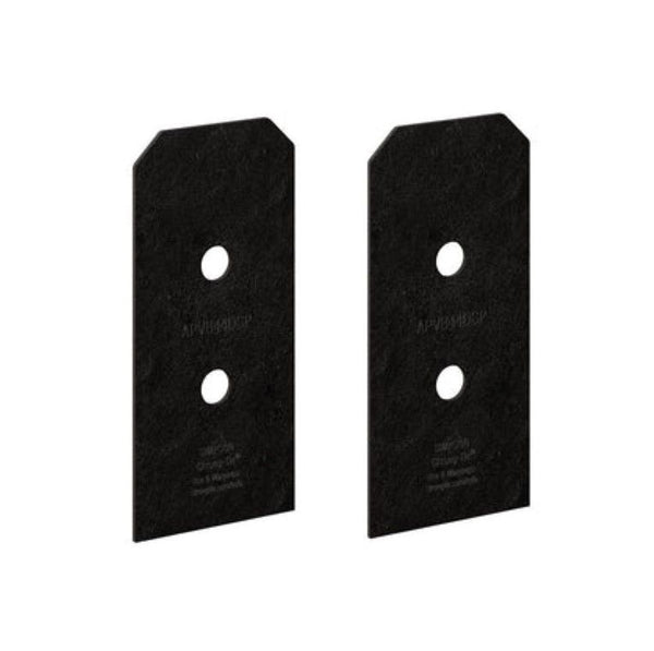 Simpson Strong-Tie APVB44DSP Outdoor Accents® Avant Collection™ ZMAX®, Black Post Base Side Plate for 4x (Qty-2)