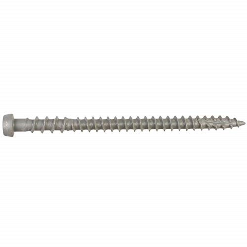 Simpson Strong-Tie DCU234GRR350 #10x2-3/4 Star Drive Trim Head Quik Guard Coating Steel Deck Screws, 350/Box