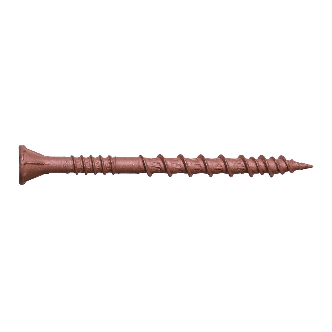 Simpson Strong-Tie DSVR114R1LB Deck-Drive™ DSV WOOD Screw — #8 x 1-1/4 in. T-25, Flat Head, Quik Guard®, Red 1 lb.