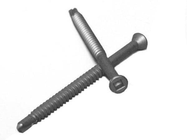 Simpson Strong-Tie F07T162TDC #7x1-5/8 Square Drive Trim Head 410 Stainless Steel Construction Screws, 100/Box