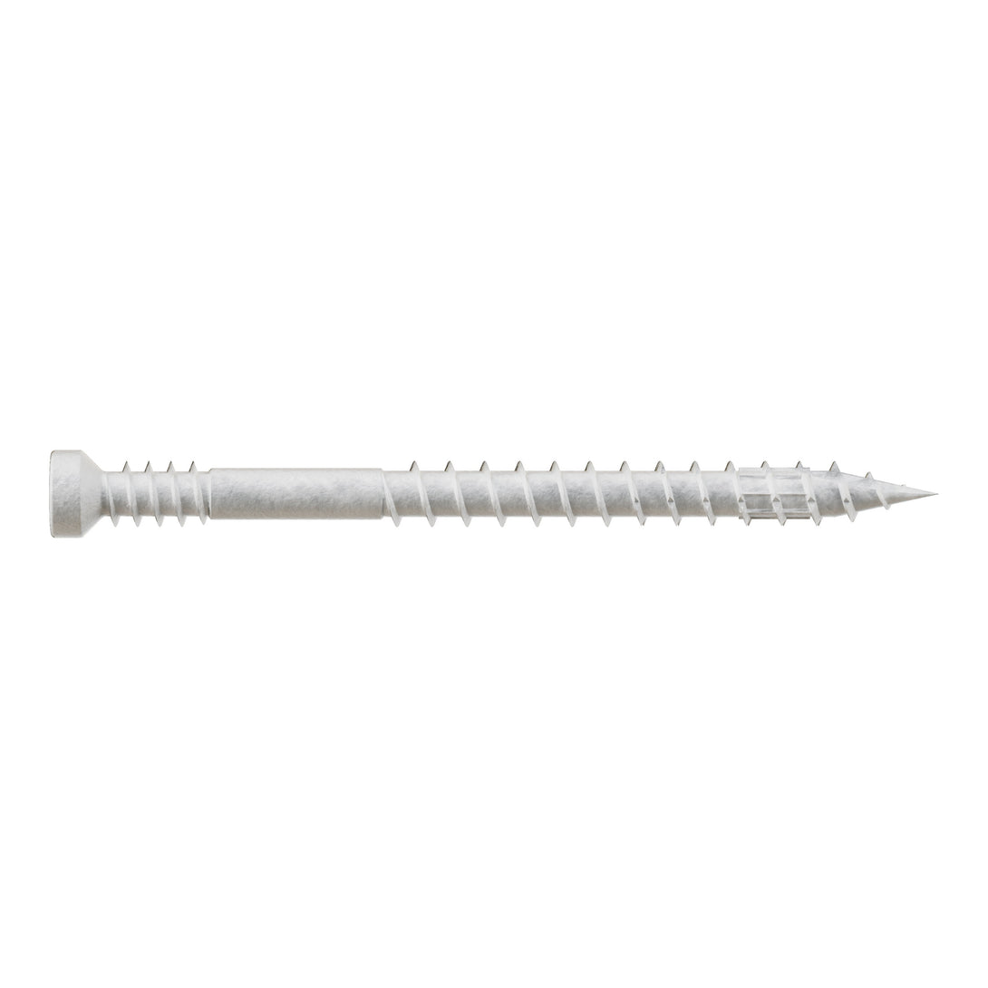 Simpson Strong-Tie FT07200R450W #7 x 2 in. T10, Trim-Head, Quik Guard®, White Finish Trim Screw 450-Qty