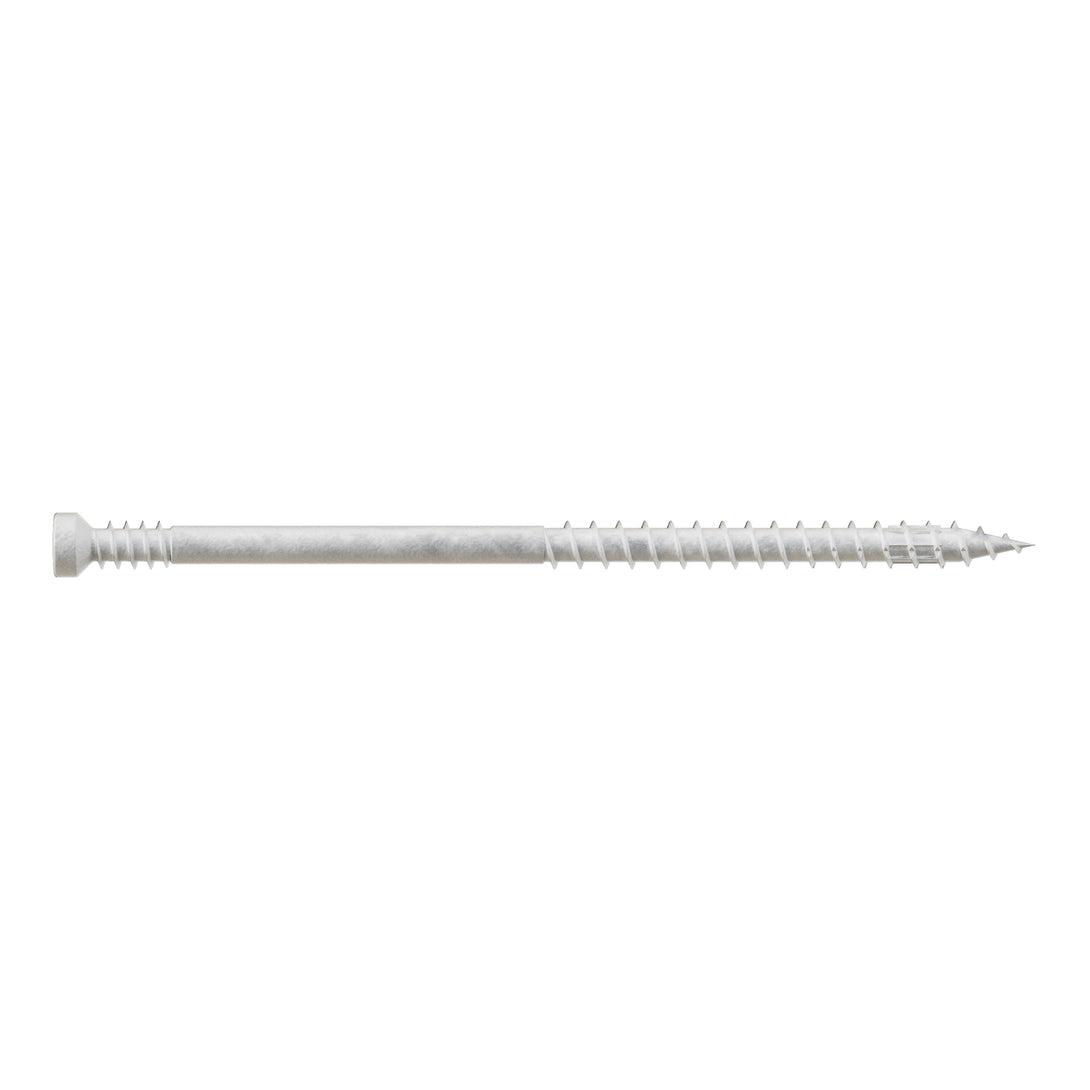 Simpson Strong-Tie FT07300R300W #7 x 3 in. T10, Trim-Head, Quik Guard®, White Finish Trim Screw 300-Qty