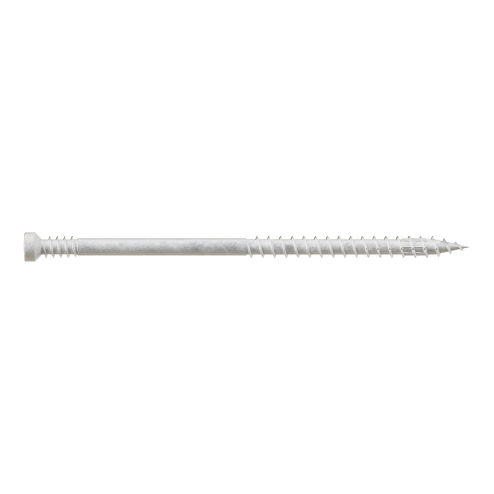 Simpson Strong-Tie FT07300R300W #7 x 3 in. T10, Trim-Head, Quik Guard®, White Finish Trim Screw 300-Qty