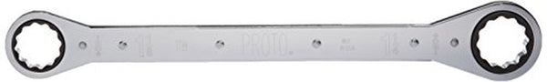 Stanley Proto J1199 12 Point 1-1/8 in. x 1-1/4 in. Full Polish Alloy steel Double Ratcheting Box Wrench