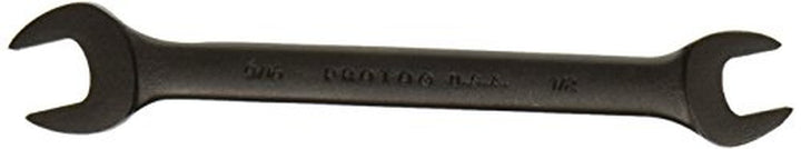 Stanley Proto J3026B 1/2 in. x 9/16 in. Black Oxide Alloy Steel Open End Wrench