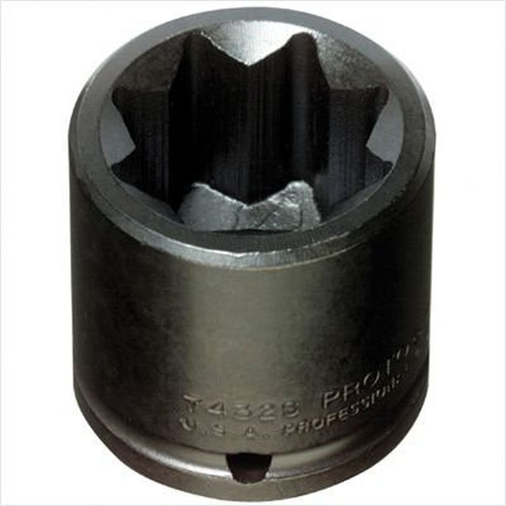 Stanley Proto J7436H 1/2 in. Drive 6 Point 1-1/8 in. SAE Standard Impact Socket