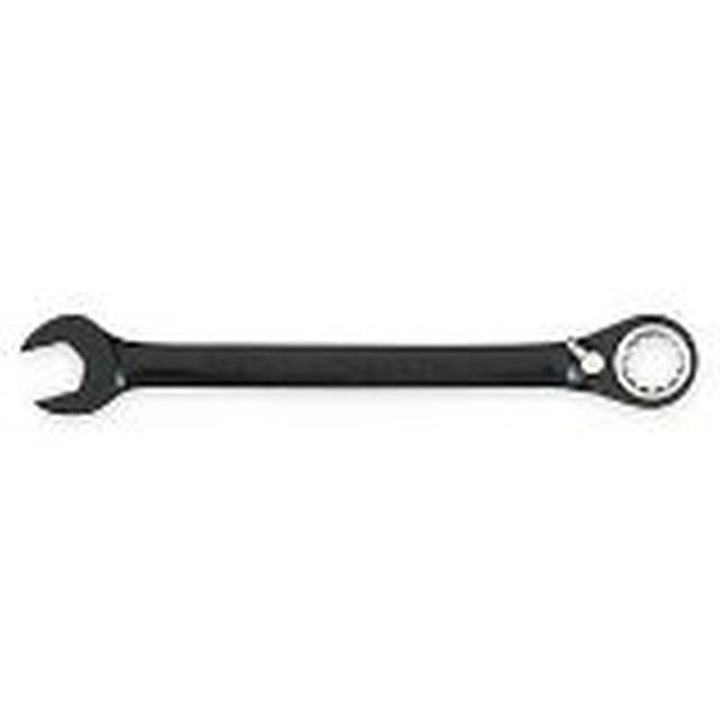 Stanley Proto JSCVM32 12 Point 32 mm Black Chrome Alloy Steel Reversible Ratcheting Spline Combination Wrench