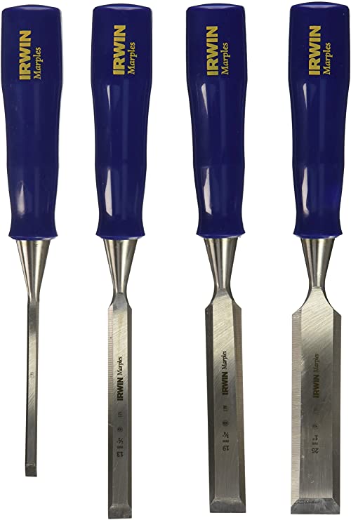 Irwin Tools M444S4N Marples Woodworking 4-Piece Chisel Set