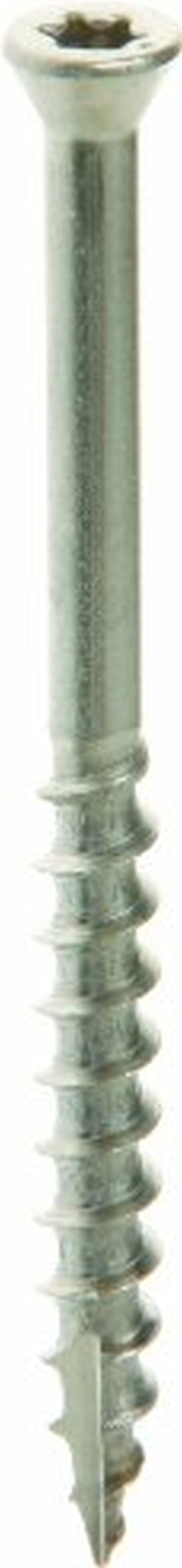 Grip Rite #7 X 1-5/8" Stainless Steel Trim Screws - 1lb Pack, 315 Grade, For Decking, Siding & Trim