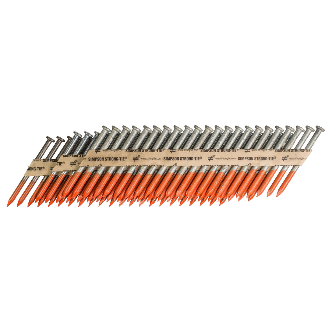 Simpson Strong-Tie N10HDGPT3000 Strong-Drive® 33° SCN SMOOTH-SHANK CONNECTOR Nail — 1-1/2 in. x .148 in. HDG 3000-Qty