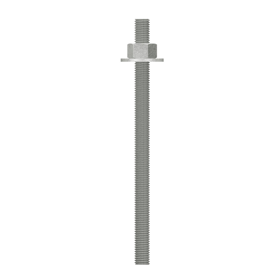 Simpson Strong-Tie RFB#5X12HDGP2 RFB 5/8 in. x 12 in. Hot-Dip Galvanized Retrofit Bolt 2-Qty