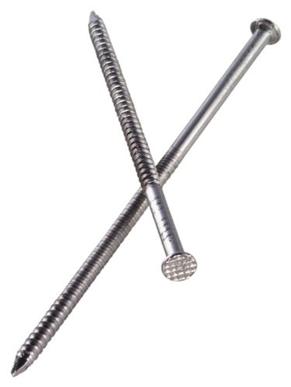 Simpson Strong-Tie S6SND1 2x092 6d 14-Gauge 304 Stainless Steel Ring Shank Bulk Siding Nails, 245/Box