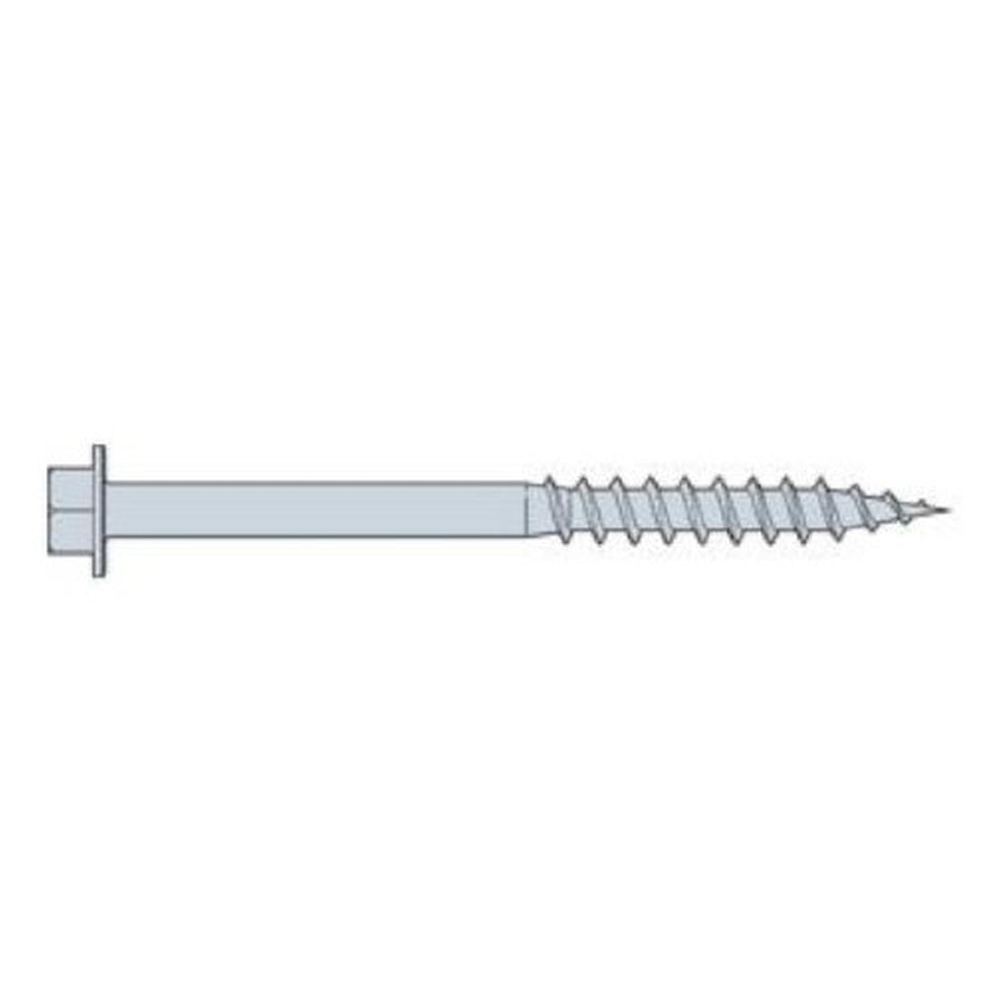 Simpson Strong-Tie SD10112R500 #10x1-1/2 Hex Drive Hex Head Mechanically Galvanized Steel Structural Screws, 500/Box