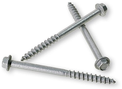 Simpson Strong-Tie SD10212R500 #10x2-1/2 Hex Drive Hex Head Mechanically Galvanized Steel Structural Screws, 500/Box