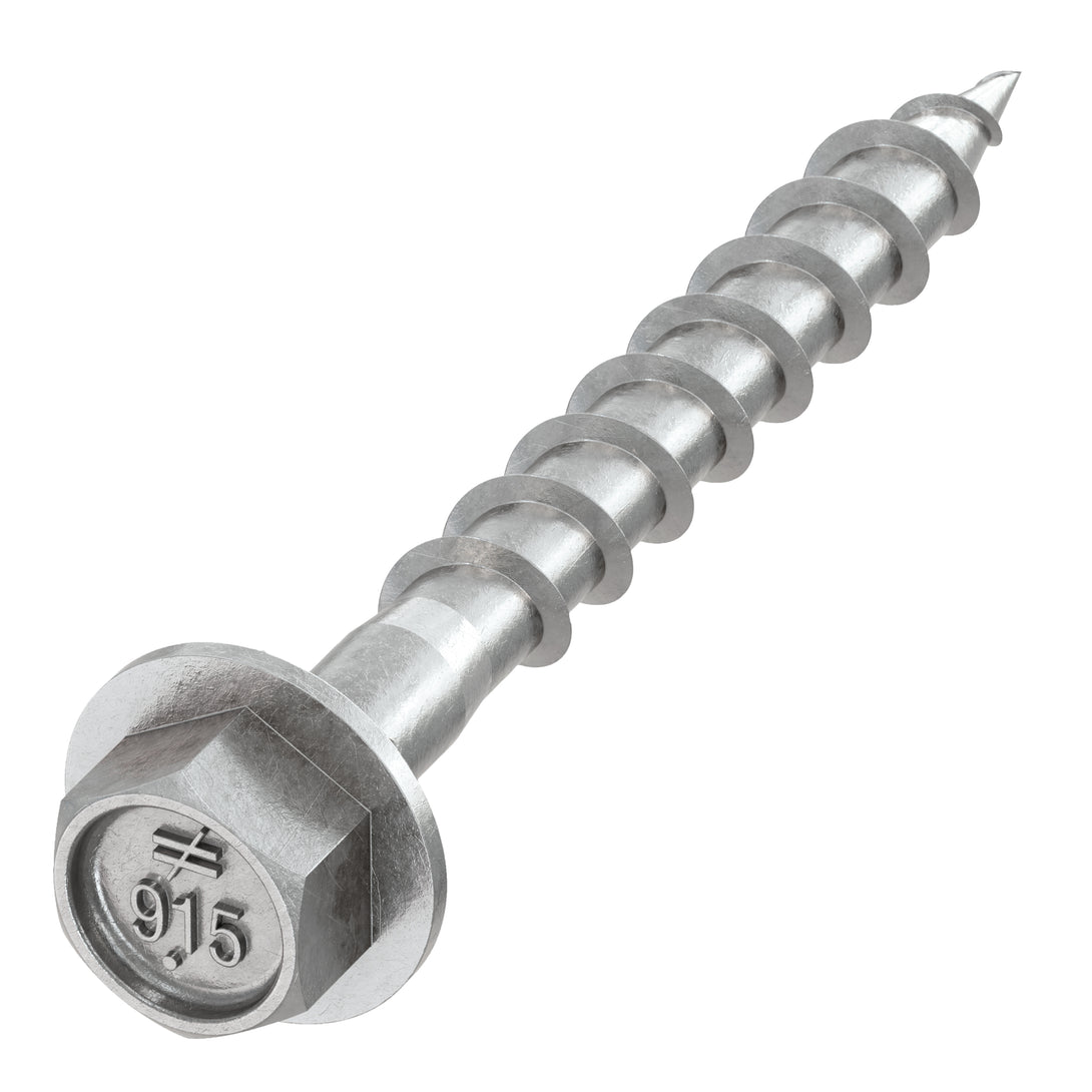 Simpson Strong-Tie SD9112SSMB Strong-Drive® SD CONNECTOR SS Screw — #9 x 1-1/2 in. 1/4-Hex Drive, Type 316 3000-Qty