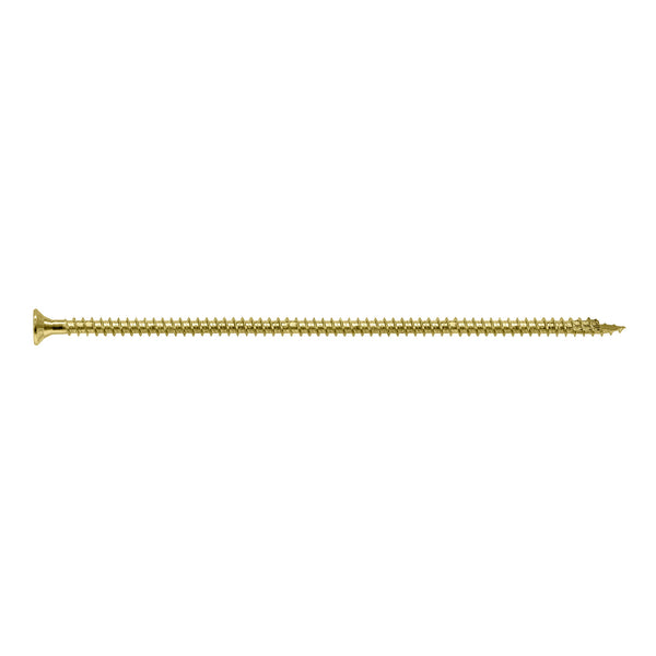 Simpson Strong-Tie SDCF221014-R50 Strong-Drive® SDCF TIMBER-CF Screw — 0.23 in. x 10-1/4 in. T40, Yellow Zinc 50-Qty