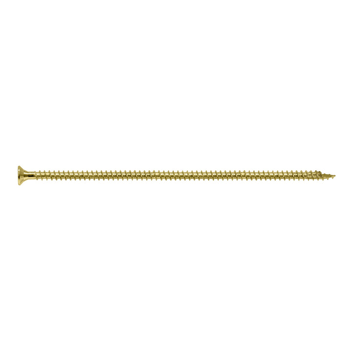 Simpson Strong-Tie SDCF221014-R50 Strong-Drive® SDCF TIMBER-CF Screw — 0.23 in. x 10-1/4 in. T40, Yellow Zinc 50-Qty