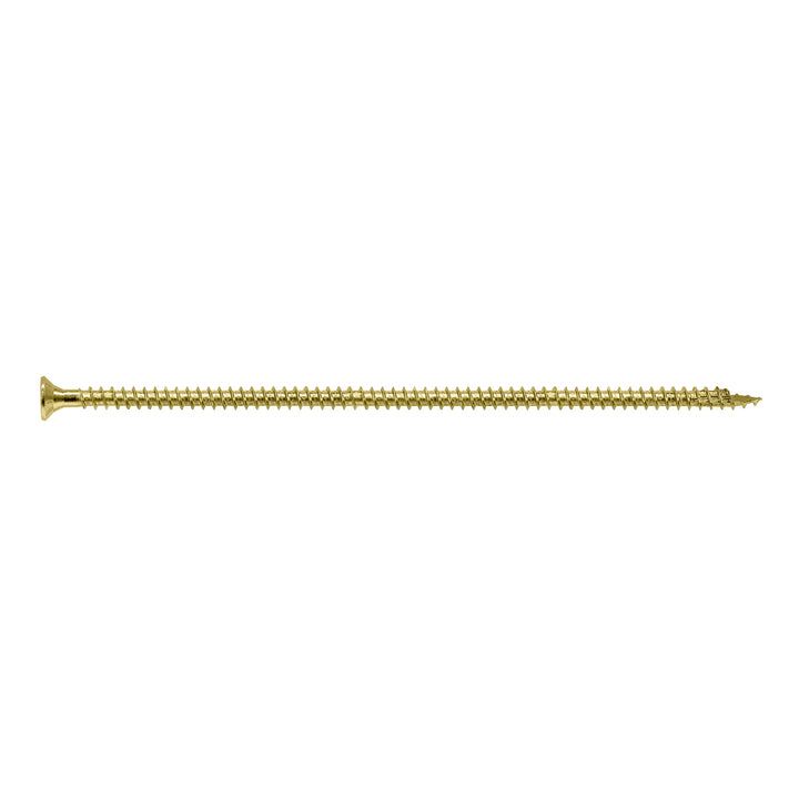 Simpson Strong-Tie SDCF221334-R50 Strong-Drive® SDCF TIMBER-CF Screw — 0.23 in. x 13-3/4 in. T40, Yellow Zinc 50-Qty