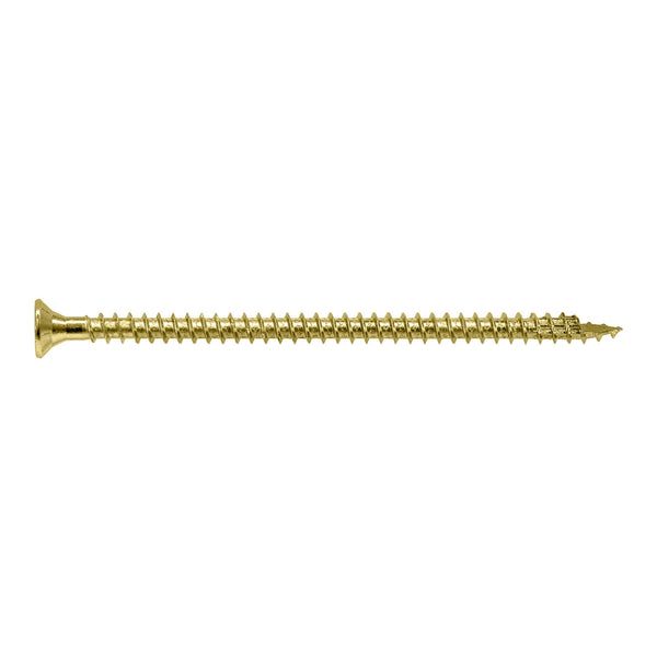 Simpson Strong-Tie SDCF22614-R50 Strong-Drive® SDCF TIMBER-CF Screw — 0.23 in. x 6-1/4 in. T40, Yellow Zinc 50-Qty